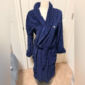 Tommy Bahama Deep Blue Plush Bathrobe